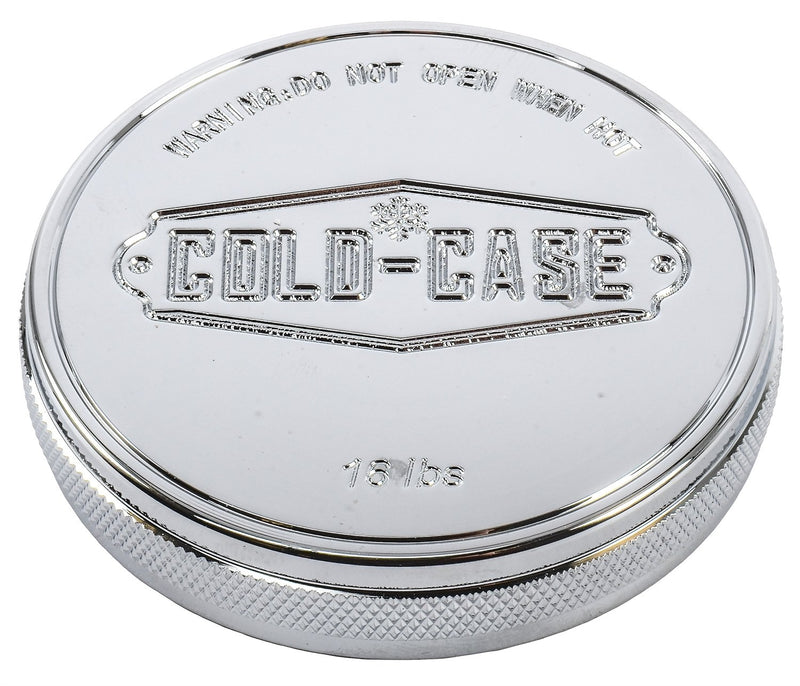 COLD - RADIATORS COLD CASE Radiator Cap Billet Polished, Silver (RC100)