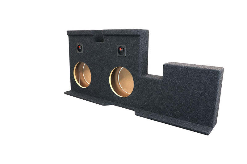 Atrend Bbox Dual 10" Sealed Carpeted Subwoofer Enclosure A602-10CP - Fits 2007 - up Toyota Tundra Double Cab, Charcoal