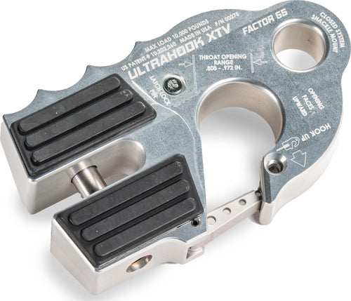 Ultrahook XTV Factor 55 Closed System Shackle Mount, Max Rated Load: 10,000 Pounds and Breaking Strength: 21,000 Pounds - Silver