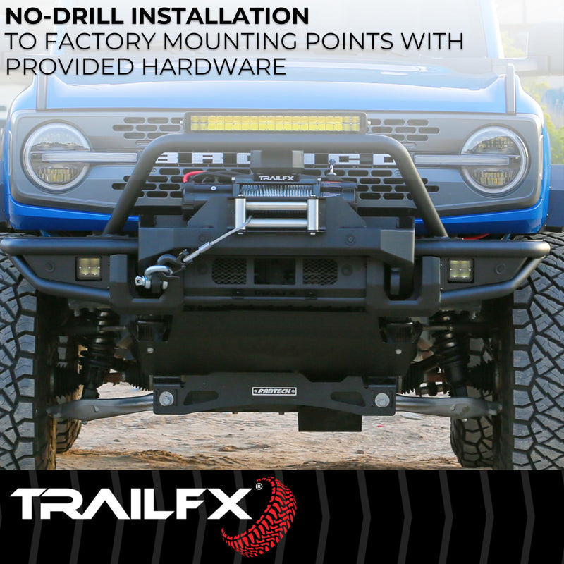 Bronco Trailfx Front Bumper Skid Plate