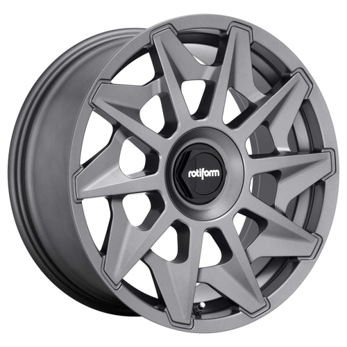 19x8.5 Rotiform cvt 5x112 45et 66.56mm matte anthracite wheel