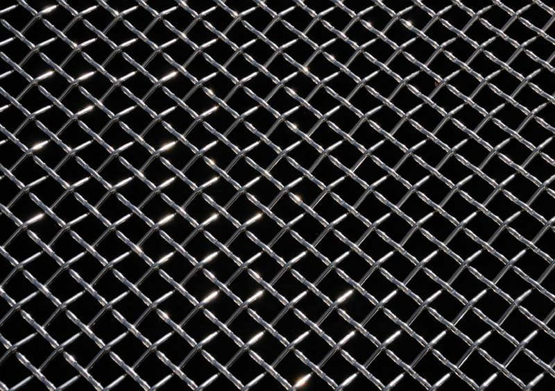 12" x 40" Stainless Steel Polished T-Rex 54009 Flat Wire Mesh