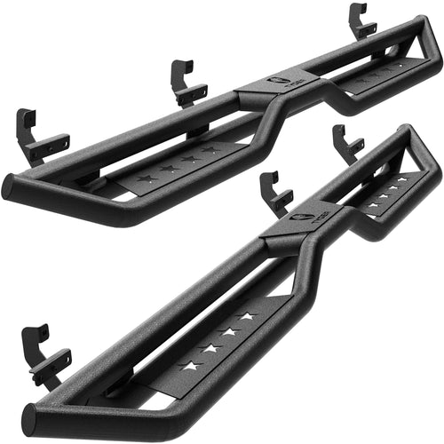 Tyger Auto Running Boards Star Strider Compatible with 2015-2026 Ford F-150; 2022-2026 F-150 Lightning; 2017-2026 F-250 F-350 SD | Supercrew Cab | TG-SR2F74998 | Side Step Rails Nerf Bars