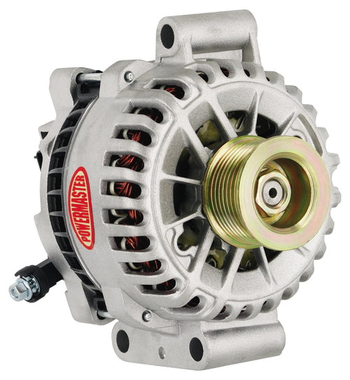 Alt Ford Powermaster 6G Natural 200A 6 grv Pulley Large Frame Trans MTG PCM Controlled LI-SIG-A VR