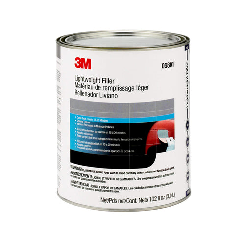 3M Body Lightweight Filler, 05801, 1 gal , White
