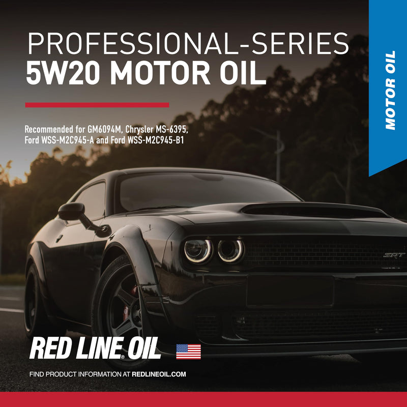 12814 Red Line Professional Series 5W20 Motor Oil - 1 Quart