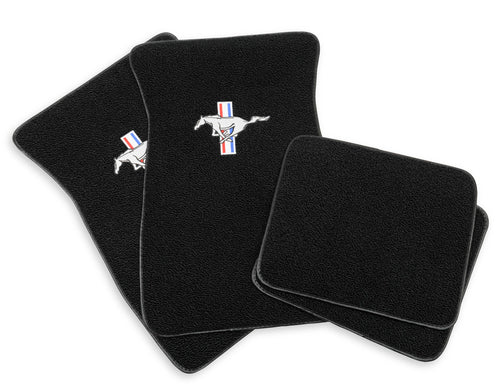 Embroidered Scott Drake Acc-FM-EMB-BK Carpet Floor Mats Black