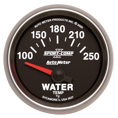 Auto Meter Sport Comp II 3637 Electric Water Temperature gauge