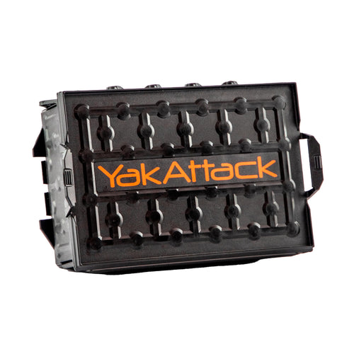 TracPak YakAttack Stackable Storage Box – Black | Kayak Fishing Gear Storage | Fits GearTrac & MightyMount | Kayak Accessories for Fishing Tackle & Tools | Compact 1 lb Weight