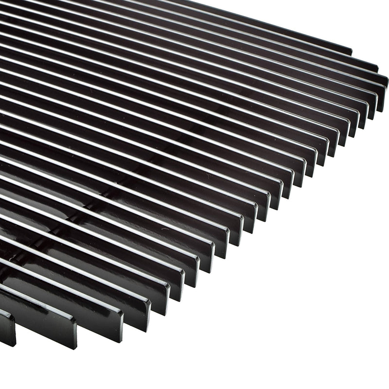 Horizontal T-Rex 20546B Aluminum Black Finish Billet Grille Insert for Ford Super Duty