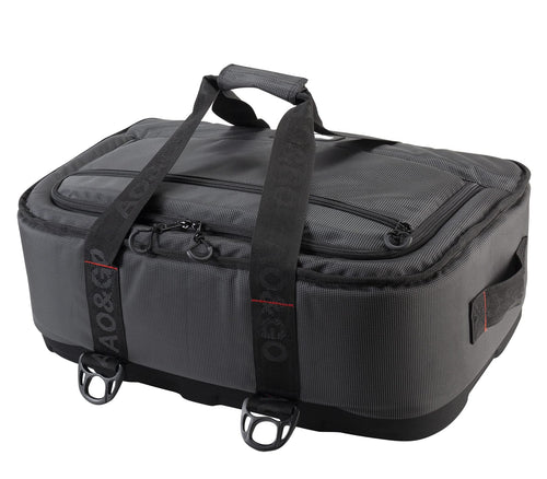 AO Coolers Cooler Stow N' Go, Low-Profile, Leakproof with High-Density Insulation, Holds Ice for 24 Hours, Ballistic Nylon, Charcoal/Black, 38 Pack