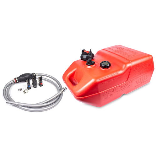 Six Gallon Moeller Marine 053701-10 All-in-1 Fuel Tank Combo Package