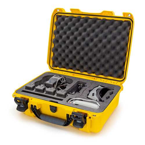 Waterproof Nanuk 925 Hard Case with Foam Insert for DJI Avata FPV Unit, Goggles and Fly More Combo - Yellow (925S-080YL-0A0-C0745)