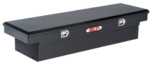 Black Aluminum Delta 1-308002 Deep Crossover Single Lid Truck Box