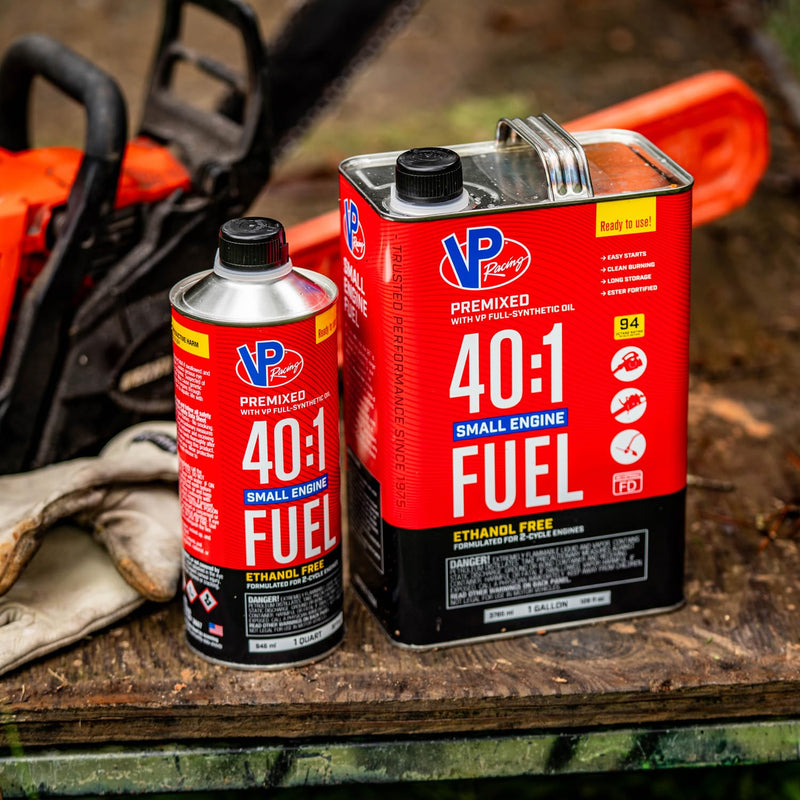 Ready to Use VP Racing Fuels 6295, 40:1 Premixed 2-Cycle Small Engine Fuel (SEF) - Quart