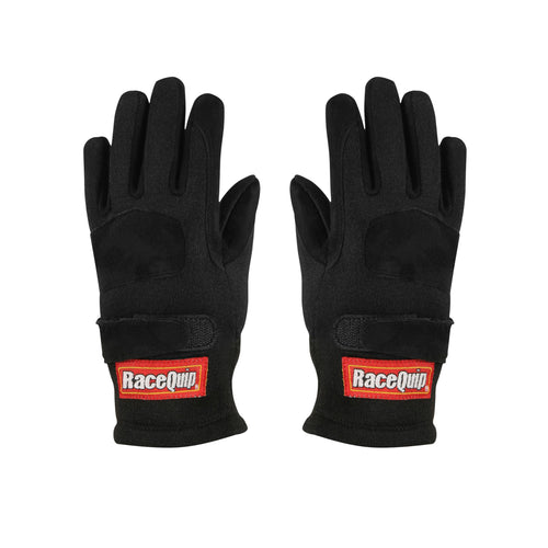 355 Series RaceQuip 3550092RQP Driving Gloves SFI 3.3/5 Black/Black Youth Small