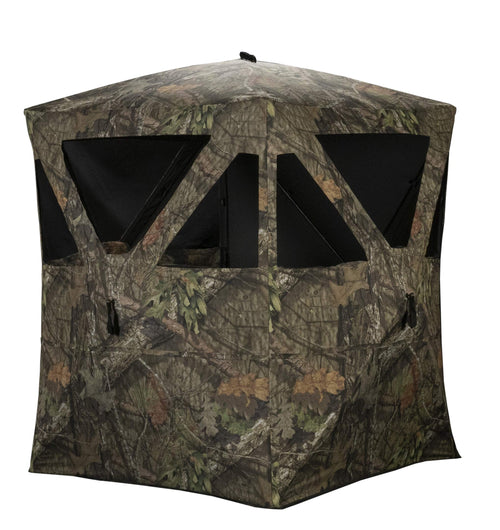 Rhino Blinds R100-MOC Tough Outside 2 Person Game Deer and Turkey Hunting Pop-Up Ground Blind, Breakup Country Camouflage