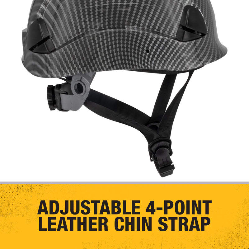 DEWALT Slate DPG22V Type II Class C 4-Point Ratcheting Vented Safety Helmet