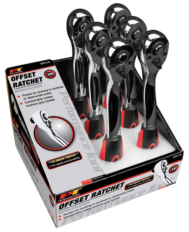 3/8 In. Drive Performance Tool Offset Ratchet Quick Release