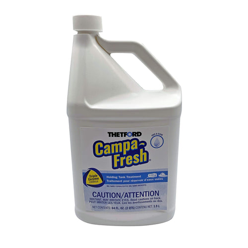 Thetford Free & Clear Campa-Fresh RV Holding Tank Treatment, Formaldehyde Free, Waste Digester, Septic Tank Safe, 64 oz Bottle (96738)