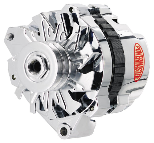 Alt Powermaster Chrysler Upgrade CS130 Type Chrome 140A 2V Pulley w/spacers 1-Wire