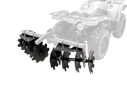 Camco Black Boar ATV/UTV Disc Harrow Implement | Specifically Designed to Break up Tough Ground Thoroughly | (66001)
