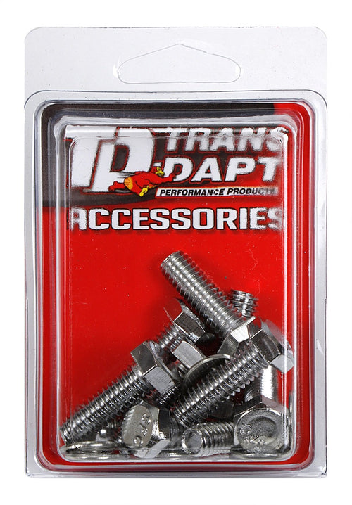 DIFF COVER BOLT SET TRANS-DAPT PERFORMANCE FOR GM 10 BOLT & DANA 44 ALUM. COVER (9249)
