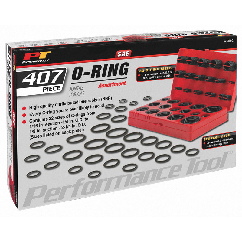 W5202 Performance Tool O-Ring Assortment, 407-Piece