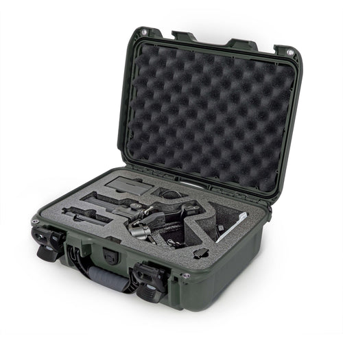 Nanuk Waterproof Hard Case 920 with Custom Foam Insert for DJI Ronin-S 3 Mini - Olive