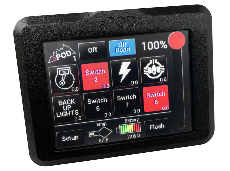 Add-On sPod Touchscreen for 8 Circuit Systems