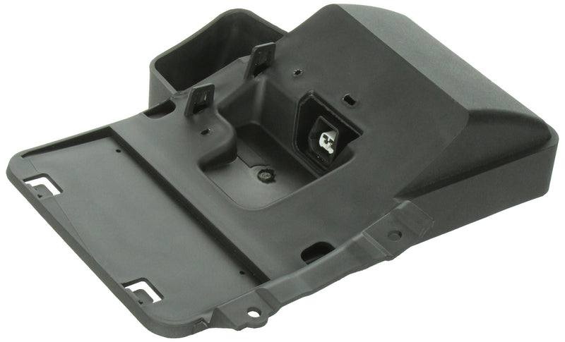 Automotive Crown License Plate Bracket Body, Black