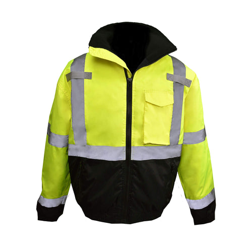 High Visibility Class3 Bomber Jacket with Built-in Liner