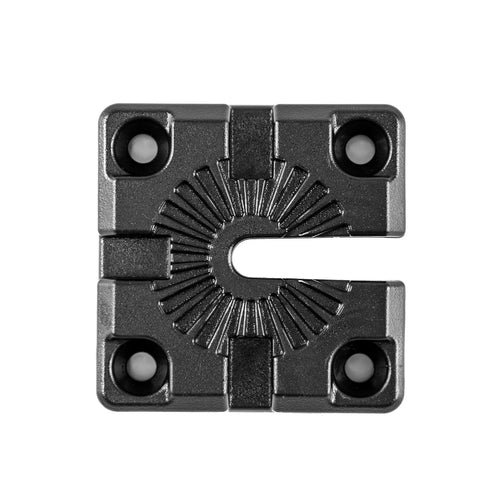 YakAttack MightyMount GridLoc | Low-Profile Kayak Track Mount Base | for GridLoc BlackPak Pro & Watercraft Installs | Compact Mounting Footprint | Works with Track-Mounted Accessories | Made in USA