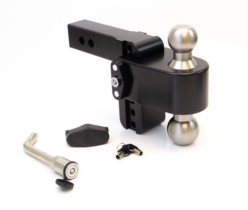 Drop Hitch Receiver Weigh Safe LTB4-2 -KA-CER-BLA: 2 Inches Adjustable