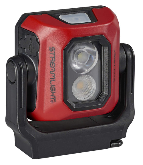 Streamlight Syclone 61510 400-Lumen USB Rechargeable Multi-Function Compact Work Light, Red