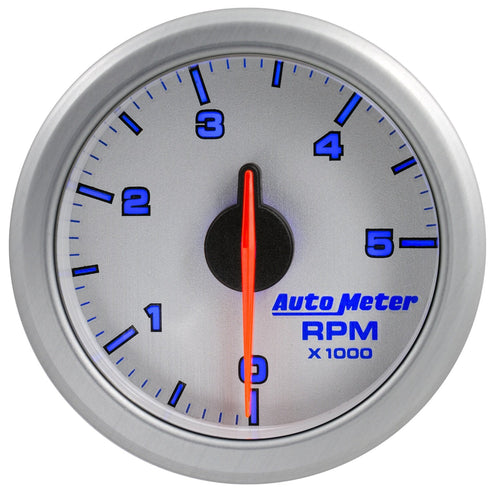 AutoMeter 9198-UL Auto Meter 2-1/16" Tach, 0-5,000 RPM, Airdrive, Silver