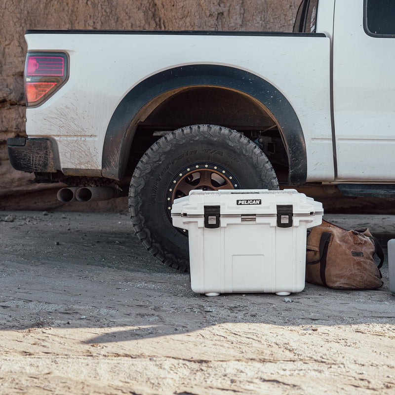 50 Quart Pelican Elite Cooler (Dark Grey/Green)