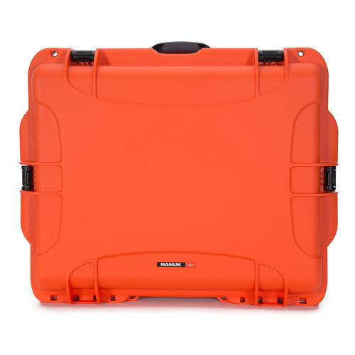 NANUK 960 Wheeled Series Lightweight NK-7 Resin Waterproof Protective Rolling Case, Orange