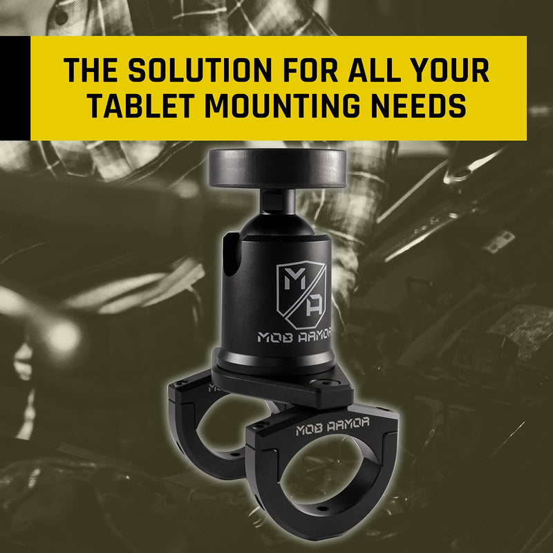 TabNetic Maxx Tube Mount Mob Armor Compatible with iPad, Android, Microsoft Surface Tablets
