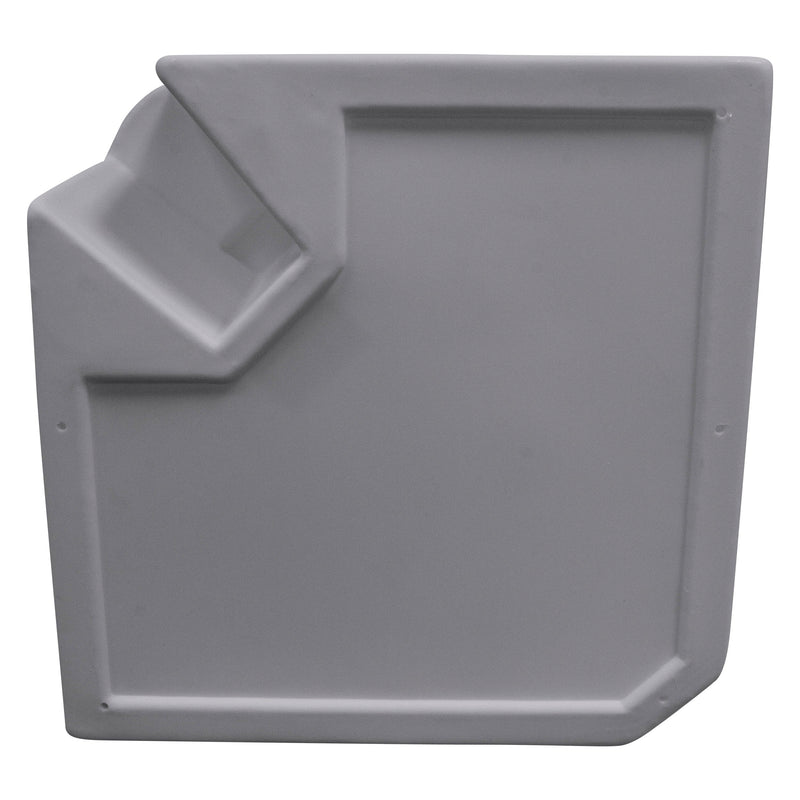 DLX Series Wise 8WD133-1B-221 Pontoon Corner Section - Base Only - Grey