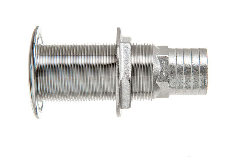Attwood Boat Self-Bailing 66553-3 Cockpit Barbed Stainless Steel 1 ½-Inch Scupper Valve