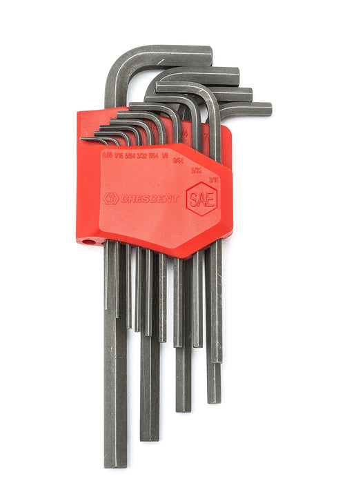 Crescent Long Arm 13 Pc. SAE Hex Key Set - CHKLASAE13 , Black