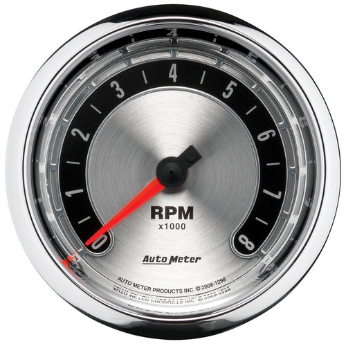 Auto Meter American Muscle 3-3/8" 8000 RPM In-Dash Tachometer Gauge 1298