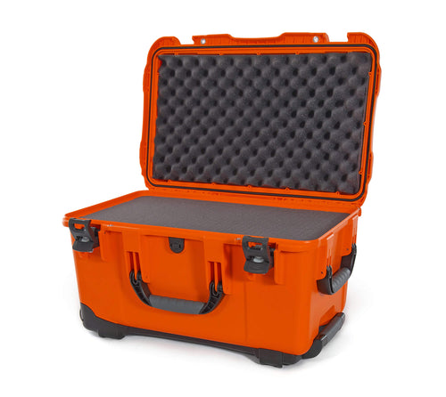 NANUK Waterproof Hard Case 938 with Wheels and Foam Insert - Orange (938-1003)