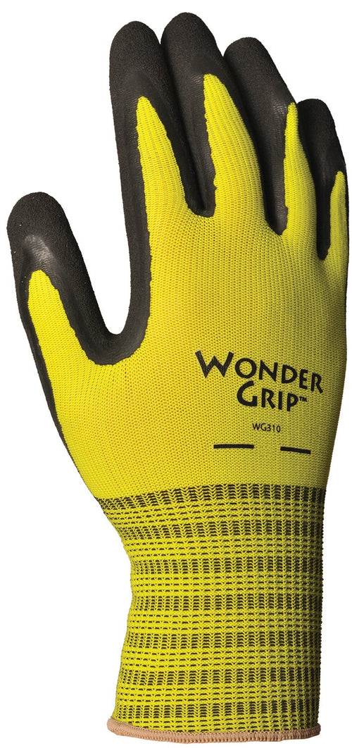 Wonder Grip Extra WG310XL Seamless Knit Work Gloves Double-Coated Black Nitrile Palm Excellent Wet or Dry Grip, X-Large