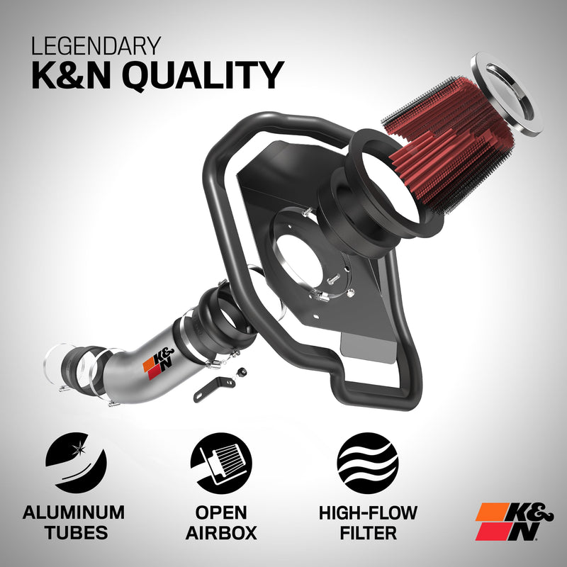 K&N Cold Air Intake System: Air Filter High-Flow, Increase Performance & Towing: Compatible with 2022-2025 Nissan: Pathfinder, 77-6019KC