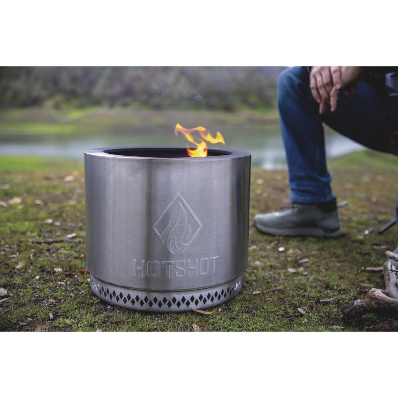 Hotshot GHP Group Traveler Wood Burning Firepit, 15in. Dia. x 12 1/2in.H, Model# 52259
