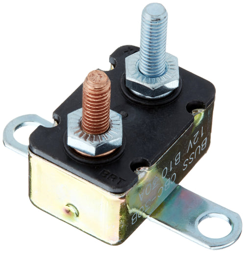 Bussmann Circuit Breaker CBC-30B (Type I Heavy Duty Automotive with Stud Terminals and Bracket - 30 A), 1 Pack