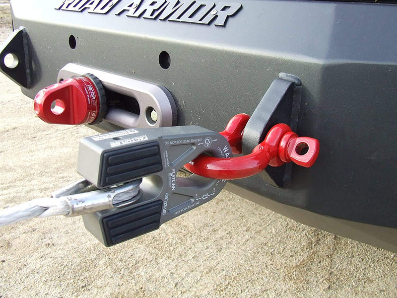 FlatLink E Expert Version Factor 55 00080-06 Winch Shackle Mount Assembly Anodized Gray