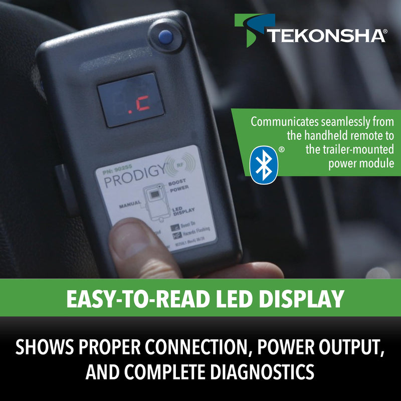 Tekonsha Prodigy RF Bluetooth Handheld Remote, Replacement Part 90257